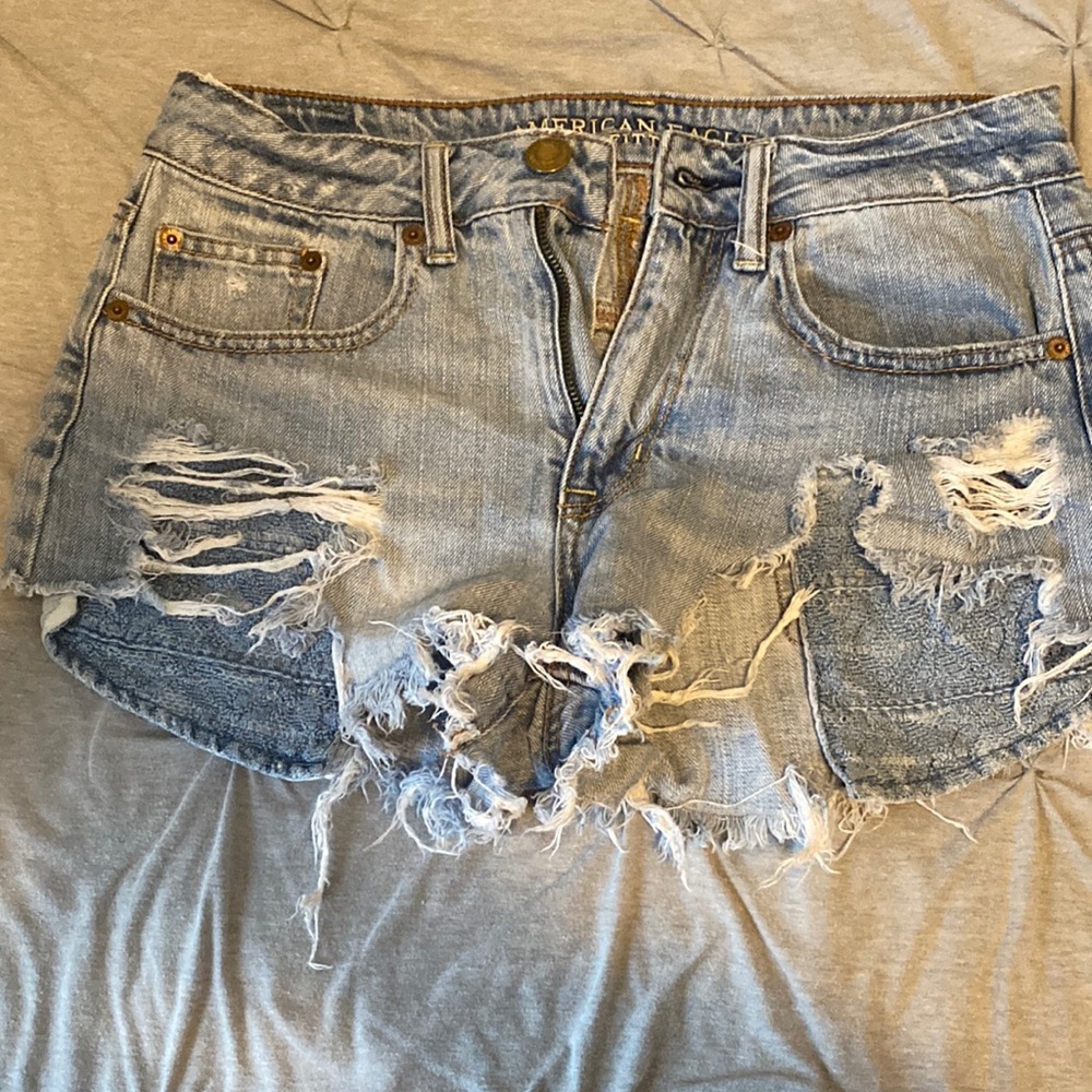 American Eagle size 4 hi-rise festival